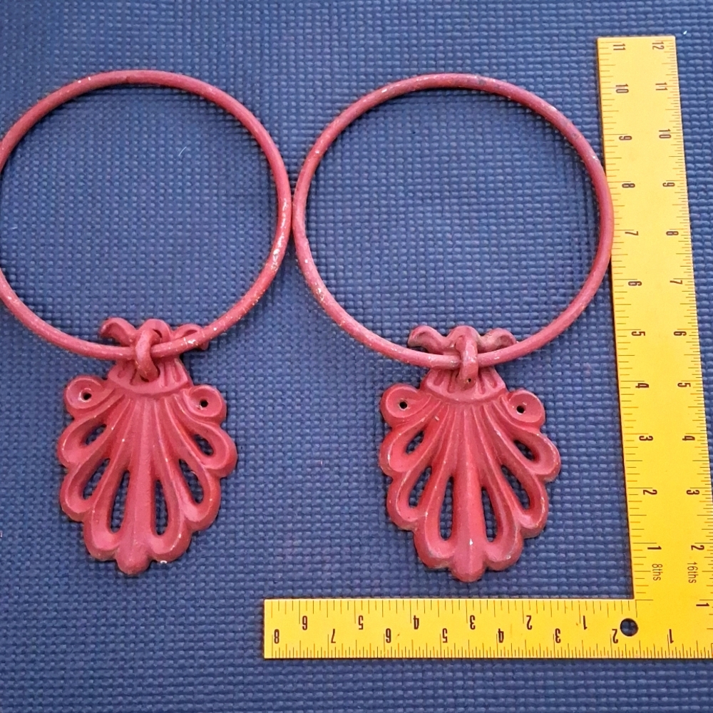 Vintage door knockers made out of cast iron